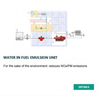 Water in Fuel Emulsion Unit